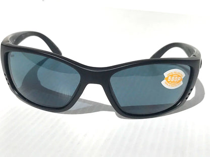 Costa Del Mar Fisch BLACKOUT POLARIZED Gray Lens 580P Sunglass FS 01 OGP