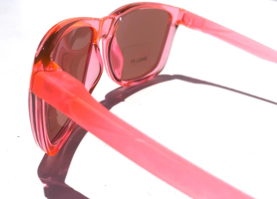 NIKE FLIP ASCENT Translucent Pink Frame Pink Lens Small Fit Sunglass DJ9930 675