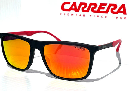CARRERA Matte Black Red SPORT Ruby Lens Sunglass 8032/S 0003