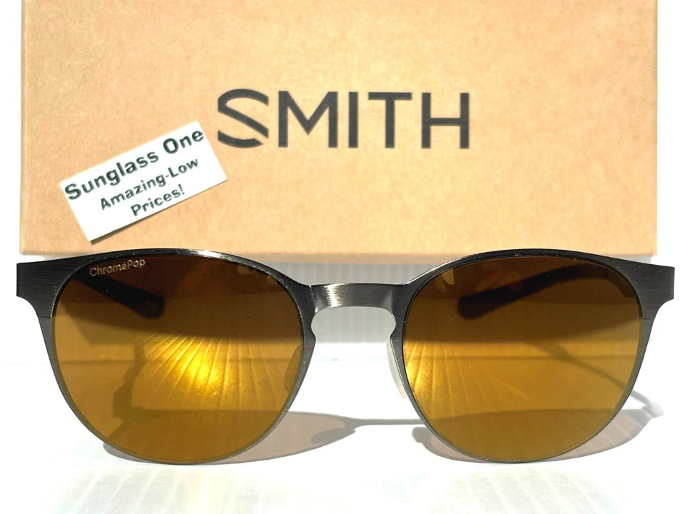 Smith Optics EASTBANK METAL Gunmetal ChromaPop POLARIZED Bronze Mirror Lens Sunglass
