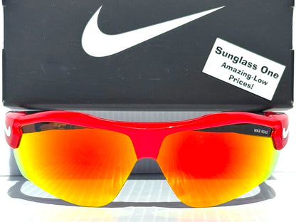Nike SHOW X3 University Red Frame Red Mirror Road Tint Lens Sunglass DN9252 657