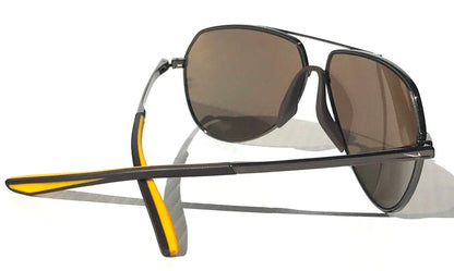 NIKE OUTRIDER M Gunmetal Frame Gold Mirror Lens Sunglass CW1300 902