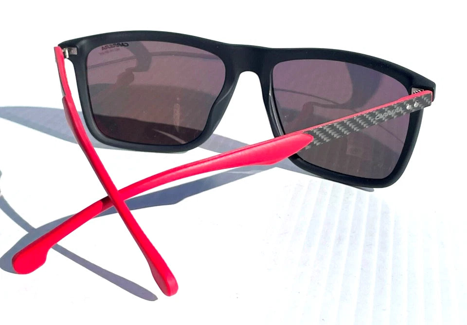 CARRERA Matte Black Red SPORT Ruby Lens Sunglass 8032/S 0003