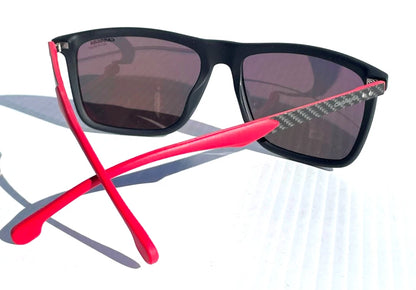 CARRERA Matte Black Red SPORT Ruby Lens Sunglass 8032/S 0003