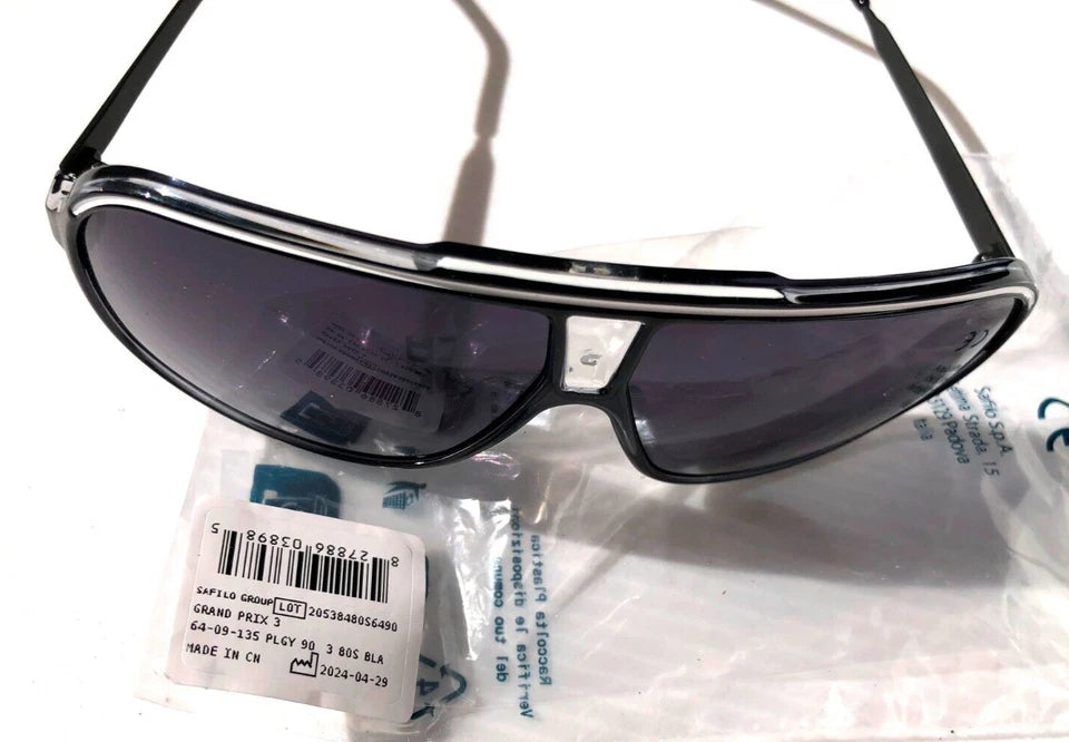 CARRERA GRAND PRIX 3 Black & Translucent Frame Grey Gradient Sunglass 80S9O