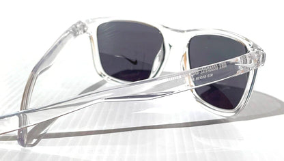 NIKE ESSENTIAL ENDEAVOR Shiny Clear Frame Grey Lens Sunglass EV1122 913