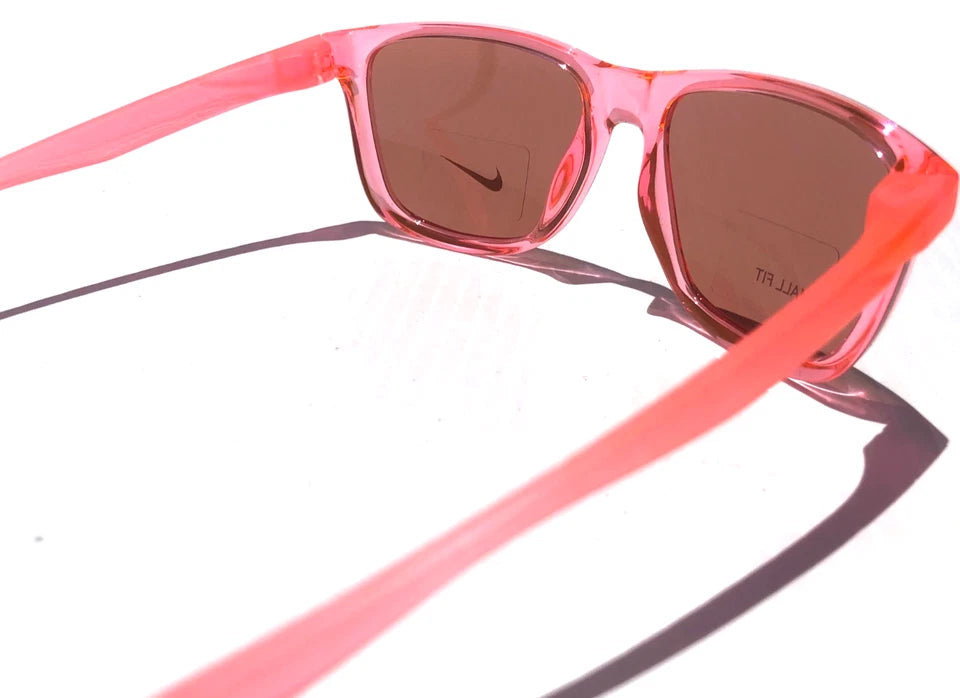 NIKE FLIP ASCENT Translucent Pink Frame Pink Lens Small Fit Sunglass DJ9930 675