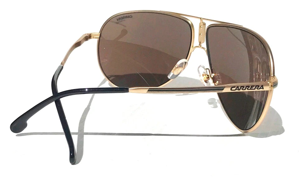 CARRERA GIPSY Shiny Gold Frame Bronze Lens Sunglass GIPSY65 AOZ70