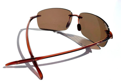 Maui Jim BREAKWALL Rootbeer POLARIZED HCL Bronze Lens Sunglass H422-26