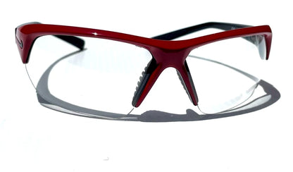 Nike SKYLON ACE Layered Red Varsity Frame Clear Lens Sunglass 601 PICKLEBALL