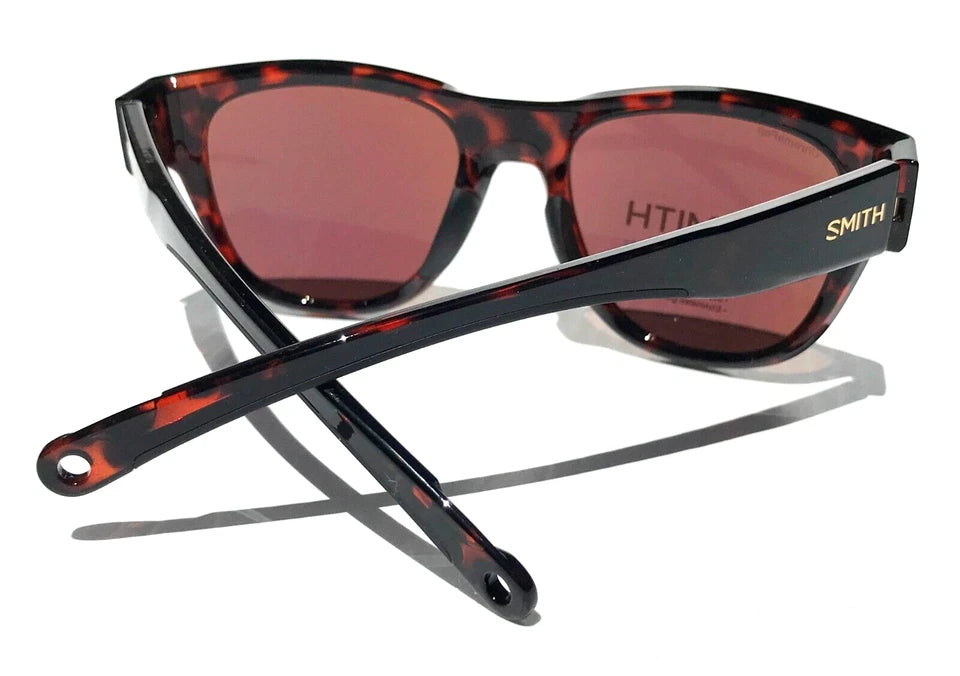 Smith Optics ROCKAWAY Tortoise ChromaPop POLARIZED Green Mirror GLASS Lens Sunglass