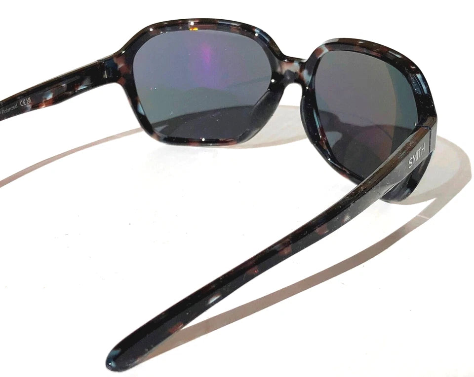 Smith Optics WHITNEY Sky Tortoise ChromaPop POLARIZED Blue Mirror Lens Sunglass