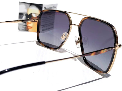 CARRERA Gold & Tortoise Frame Black Gradient Lens Sunglass 273 08690