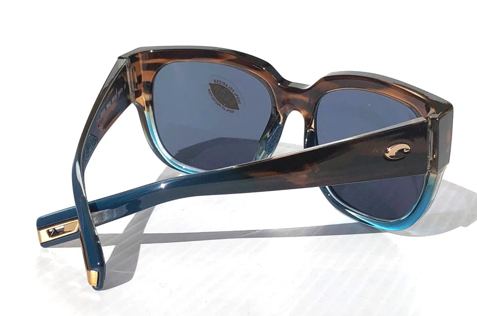 Costa Del Mar WATERWOMEN 2 Wahoo POLARIZED Grey 580P Lens Sunglass WTR 251