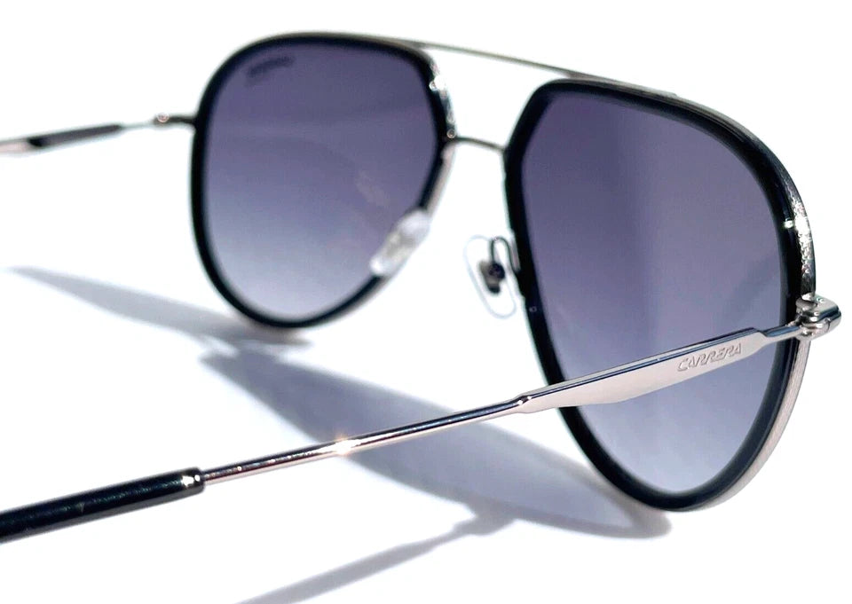 CARRERA Shiny Gunmetal Black Frame Gradient Black Sunglass 295/S 8079O