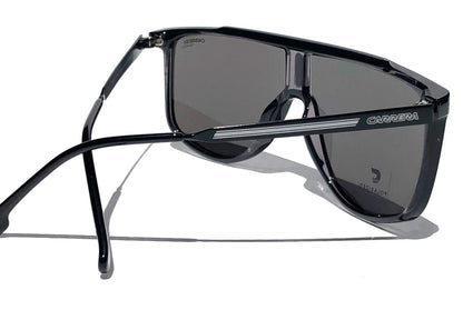 CARRERA Shiny Black Frame POLARIZED Grey Lens Sunglass 1056/S 08AM9