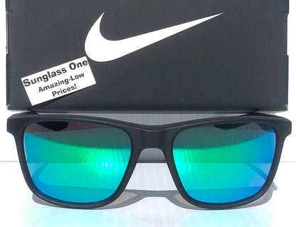 NIKE ESSENTIAL ENDEAVOR Seaweed Grey Frame Green Mirror Lens Sunglass EV1122 313