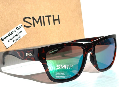 Smith Optics JOYA Tortoise ChromaPop POLARIZED Green Mirror Lens Sunglass