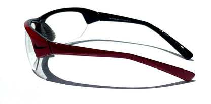 Nike SKYLON ACE Layered Red Varsity Frame Clear Lens Sunglass 601 PICKLEBALL