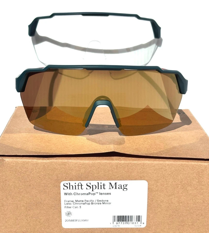 Smith Optics SHIFT SPLIT MAG Pacific Sedona ChromaPop Bronze & LowLight Sunglass