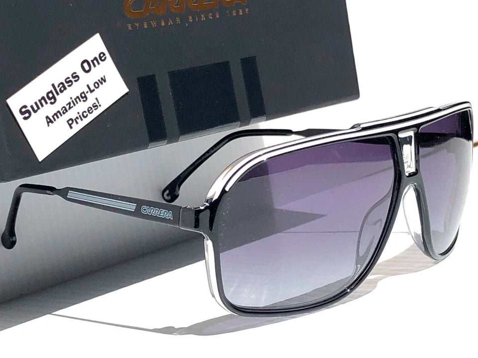 CARRERA GRAND PRIX 3 Black & Translucent Frame Grey Gradient Sunglass 80S9O