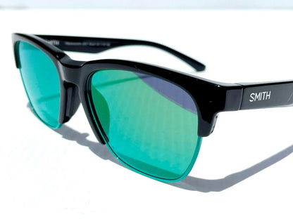 Smith Optics HAYWIRE Shiny Black w Green ChromaPop Lens Sunglass