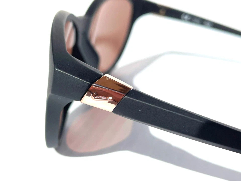 NIKE CITY PERSONA Matte Black Frame Rose Gold Mirror Lens Sunglass DJ0891 010