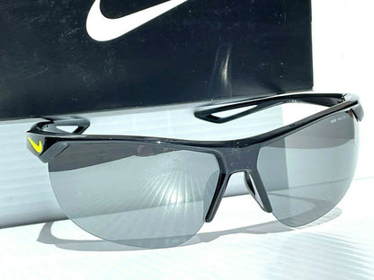 NIKE Cross Trainer Black VOLT w Silver Mirrored Lens Sunglass EV937 001