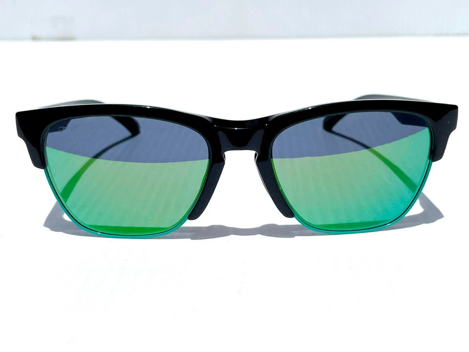 Smith Optics HAYWIRE Shiny Black w Green ChromaPop Lens Sunglass
