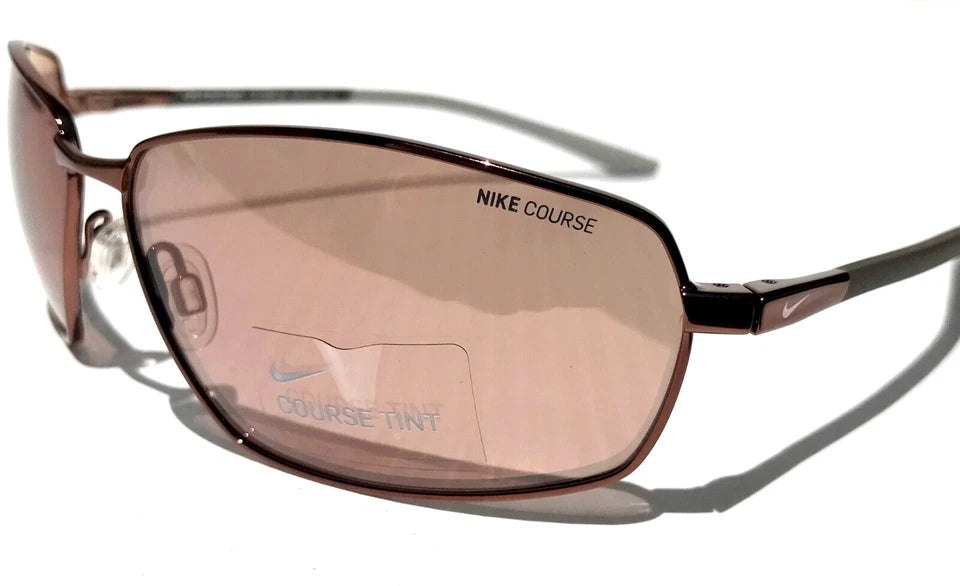 NIKE PIVOT EIGHT Shiny Walnut Frame Electric Course Tint Lens Sunglass EV1089 220
