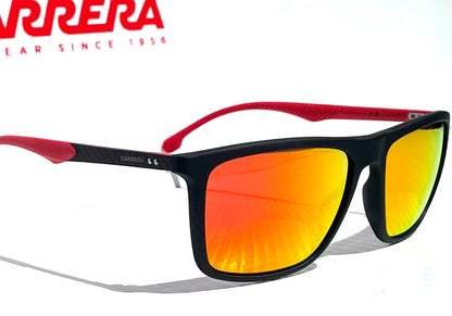 CARRERA Matte Black Red SPORT Ruby Lens Sunglass 8032/S 0003