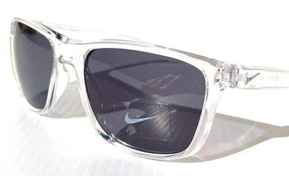 NIKE ESSENTIAL ENDEAVOR Shiny Clear Frame Grey Lens Sunglass EV1122 913