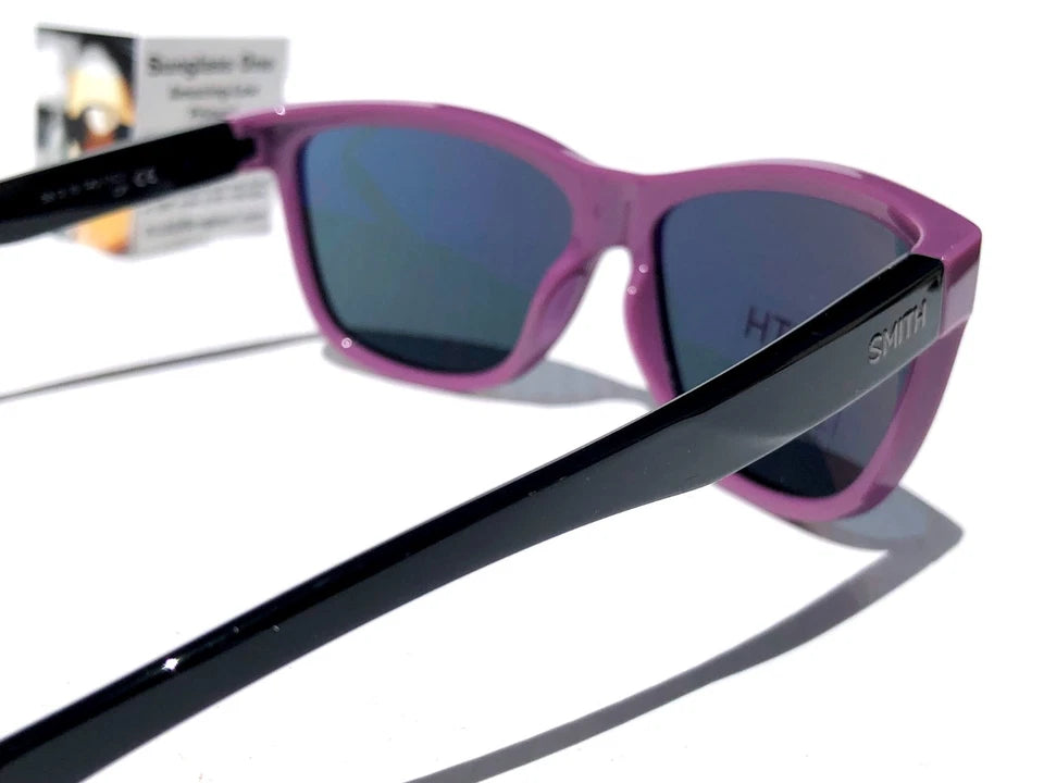 Smith Optics ECLIPSE Mauve Violet Black ChromaPop Black Lens Sunglass HK8