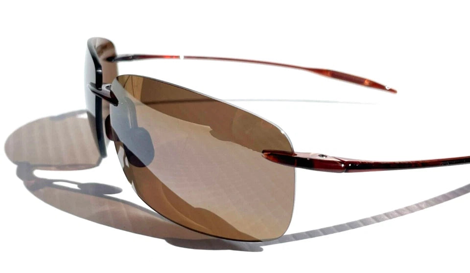 Maui Jim BREAKWALL Rootbeer POLARIZED HCL Bronze Lens Sunglass H422-26