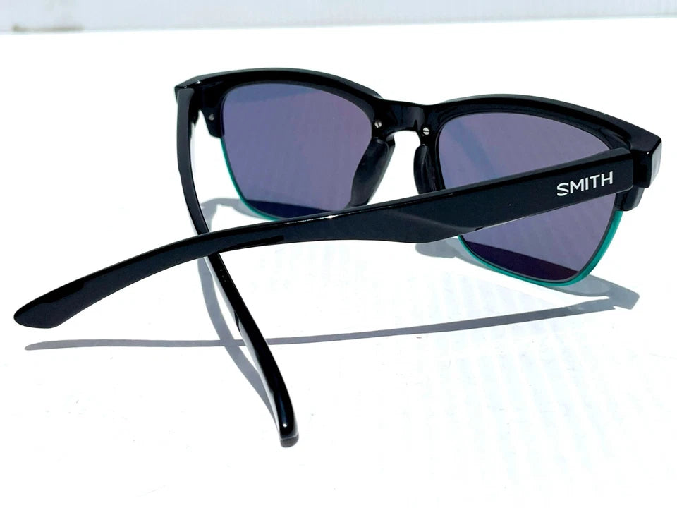 Smith Optics HAYWIRE Shiny Black w Green ChromaPop Lens Sunglass