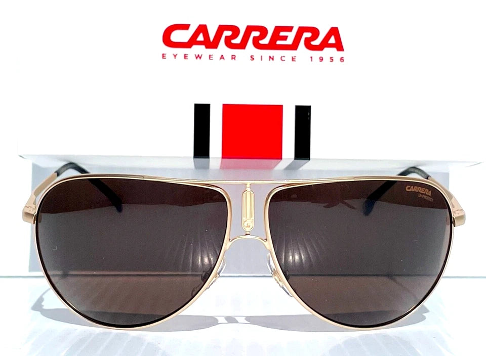CARRERA GIPSY Shiny Gold Frame Bronze Lens Sunglass GIPSY65 AOZ70