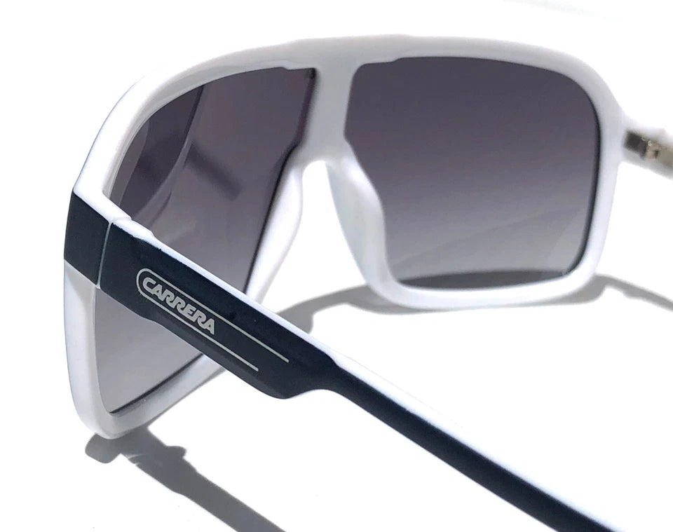 CARRERA White & Blue Frame Gradient Grey Lens Sunglass 1046/S 0JU9O
