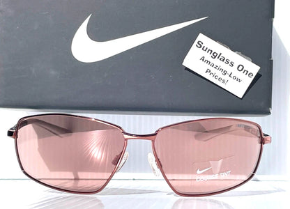 NIKE PIVOT EIGHT Shiny Walnut Frame Electric Course Tint Lens Sunglass EV1089 220