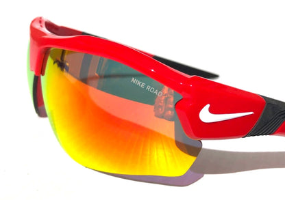 Nike SHOW X3 University Red Frame Red Mirror Road Tint Lens Sunglass DN9252 657