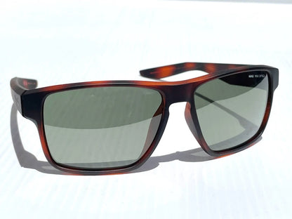 NIKE Essential Venture Mat Tortoise Flash Green Gunmetal Lens Sunglass EV1001 200