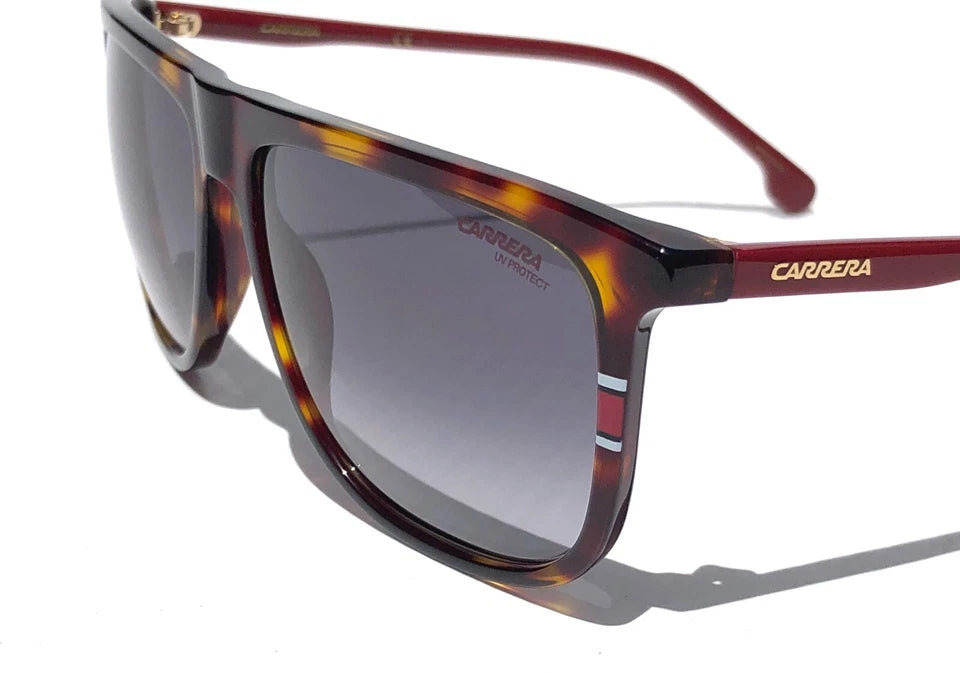 CARRERA Red Gold Tortoise Frame Gradient Grey Lens Sunglass 218/S AU29O
