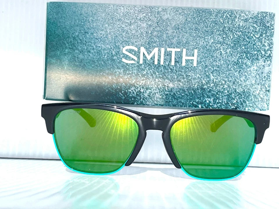 Smith Optics HAYWIRE Shiny Black w Green ChromaPop Lens Sunglass