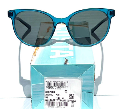 Costa Del Mar ISLA Deep Teal Crystal POLARIZED Gray 580G GLASS Lens Sunglass ISA 244