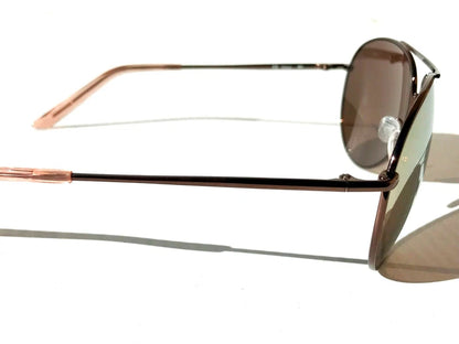 NIKE Chance ROSE GOLD 61mm Aviator Rose Gold Mirror Lens Women's Sunglass EV1218 266