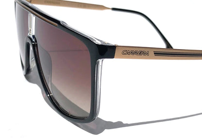CARRERA Black Gold Frame Gradient Brown Lens Sunglass 1056/S 2M2HA