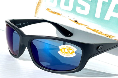 COSTA Del Mar JOSE Blackout POLARIZED Blue Mirror 580P Lens Sunglass JO 01 OBMP
