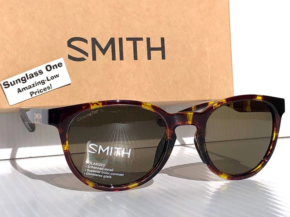 NEW Smith Optics EASTBANK Tortoise Vintage ChromaPop Gray Lens Sunglass