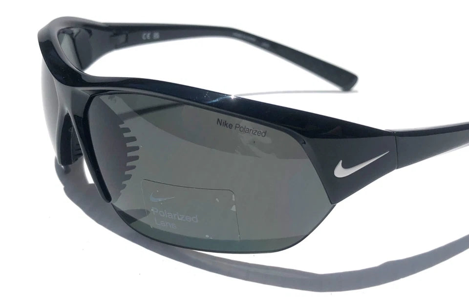 Nike SKYLON ACE P Shiny Black POLARIZED Black Lens Sunglass FQ4767 010