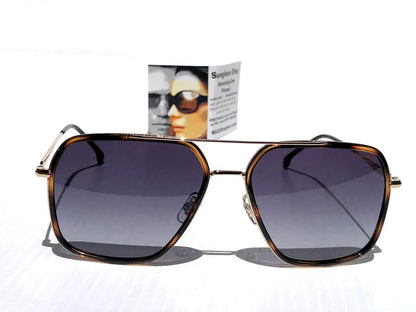 CARRERA Gold & Tortoise Frame Black Gradient Lens Sunglass 273 08690