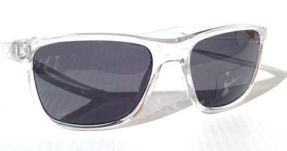 NIKE ESSENTIAL ENDEAVOR Shiny Clear Frame Grey Lens Sunglass EV1122 913